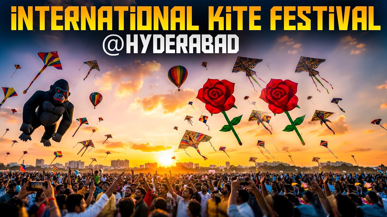 kite festival #hyderabad #sankranthi #kitesfestival  #hyderabadevents #telengana @Sandeepwhistler