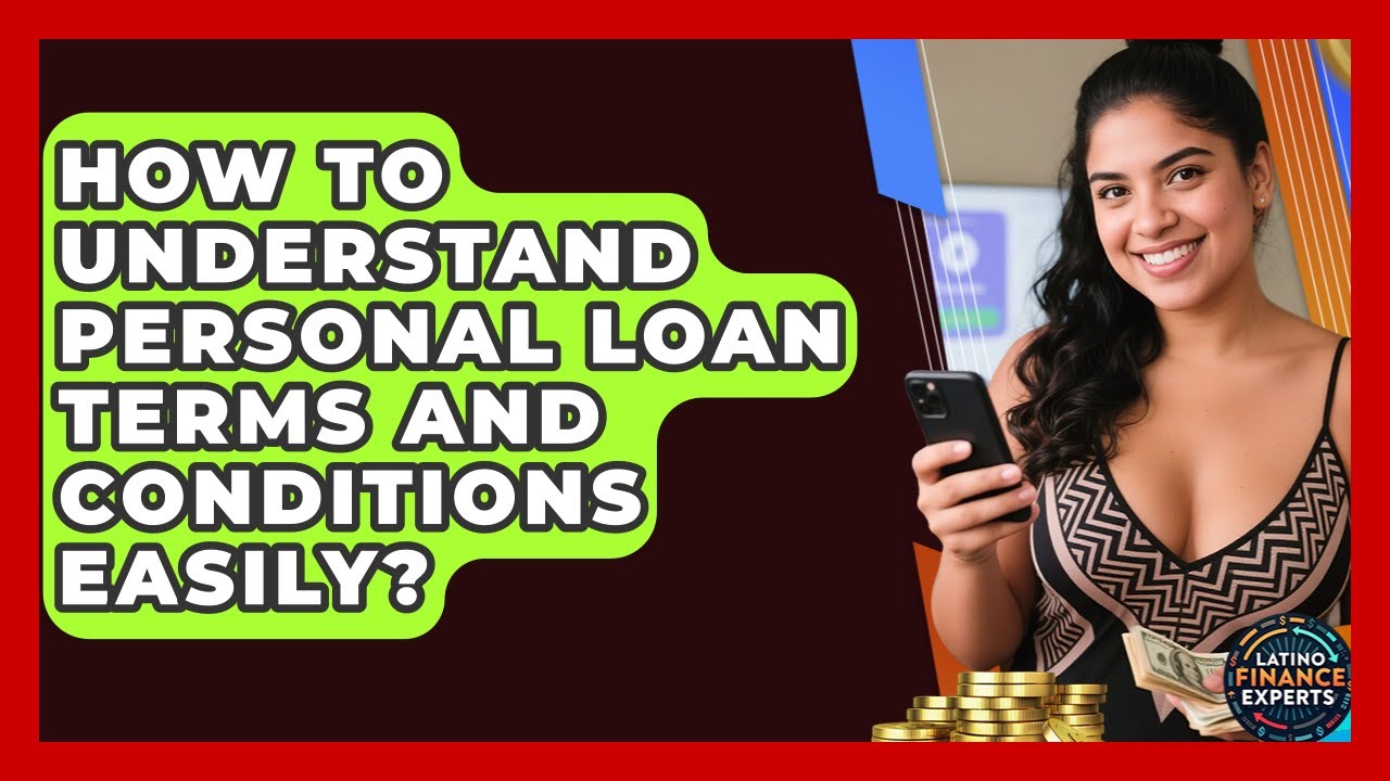 How To Understand Personal Loan Terms And Conditions Easily? - Latino Finance Experts