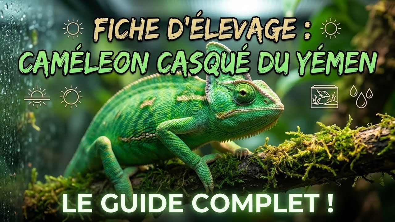 Fiche d’élevage: Caméléon casqué du Yémen.