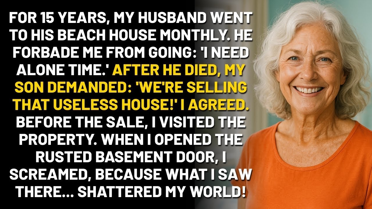 I Opened My Dead Husband’s Secret Basement  What I Found Inside SHATTERED MY WORLD!
