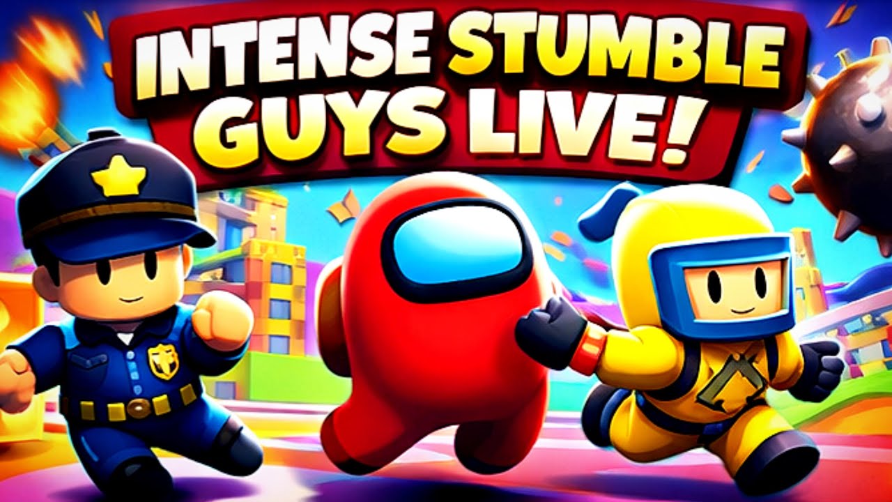 लाइव है!🔥 Title:STUMBLE GUYS LIVE 🔴 | आज हर मैच जीतेंगे 😱 PRO GAMEPLAY | NOOB TO PRO