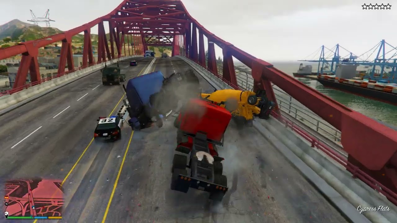 GTA 5 Fury Road ( Euphoria Physics GTA 4 ) #51