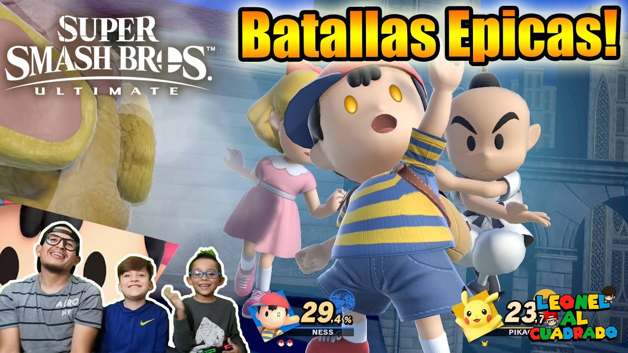 Batallas Locas | Smash Bros Ultimate | Leonel al Cuadrado