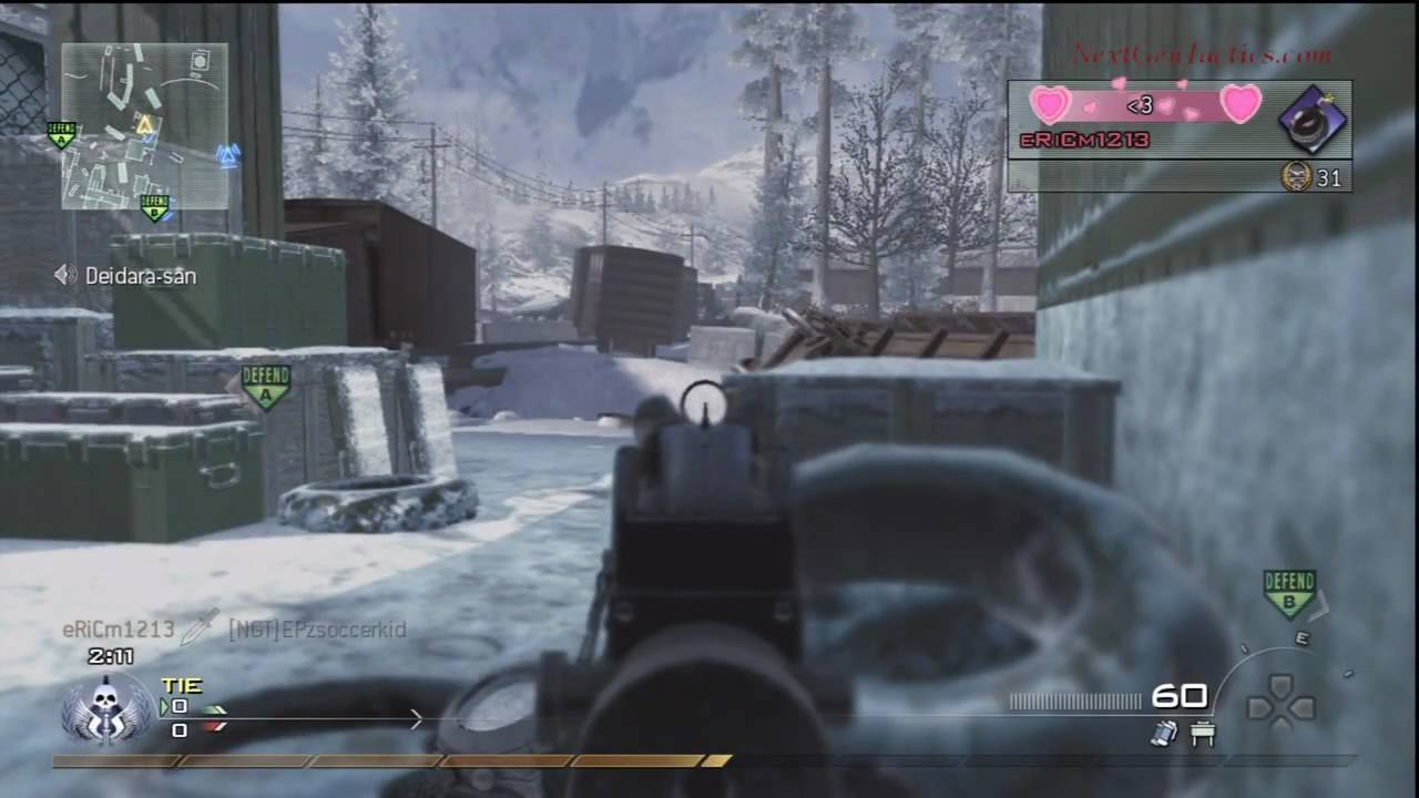 Modern Warfare 2 Multiplayer Search and Destroy (Rush Series) Tutorial for Derail Defense in HD