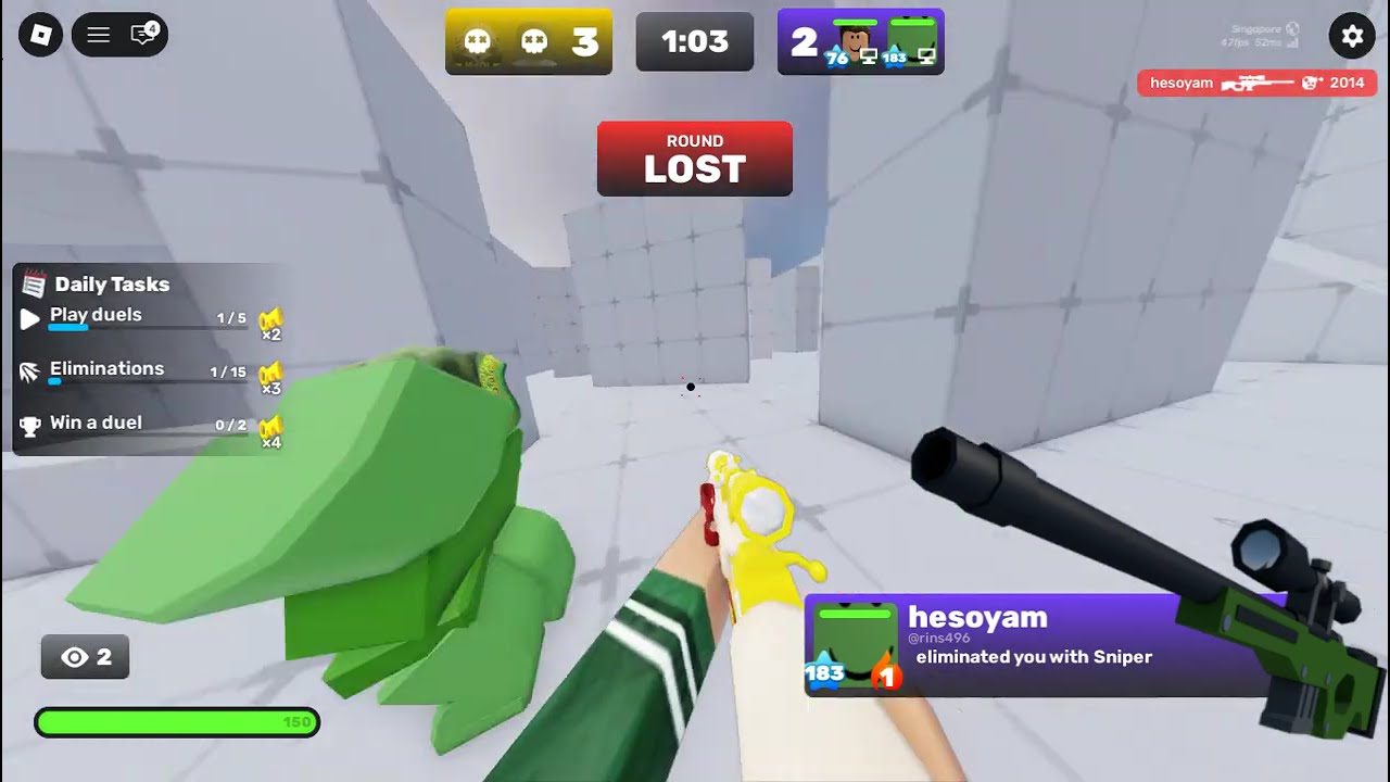 nakipag 2v2 kami sa dumayo dito (part 1)