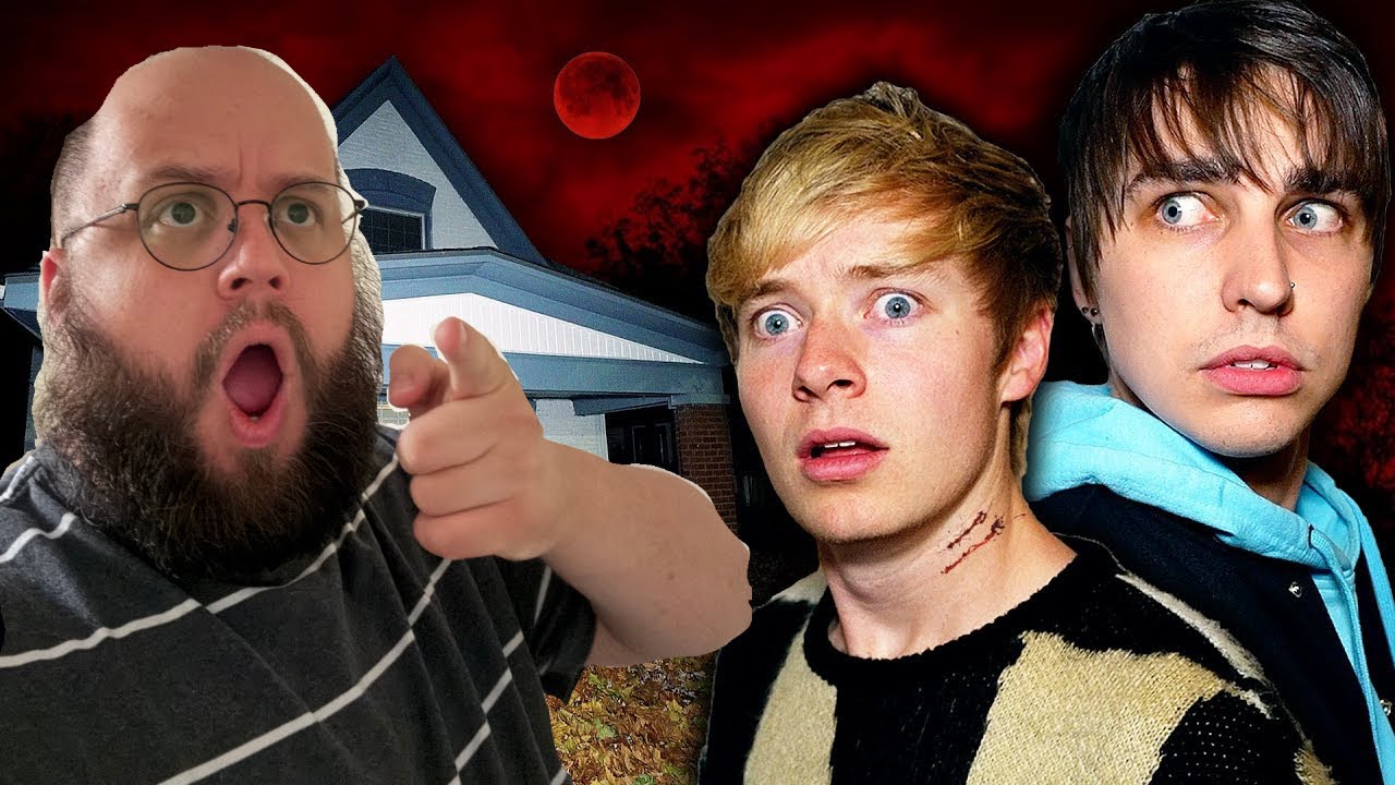 I React To Sam & Colby Investigating The Haunted Sallie House
