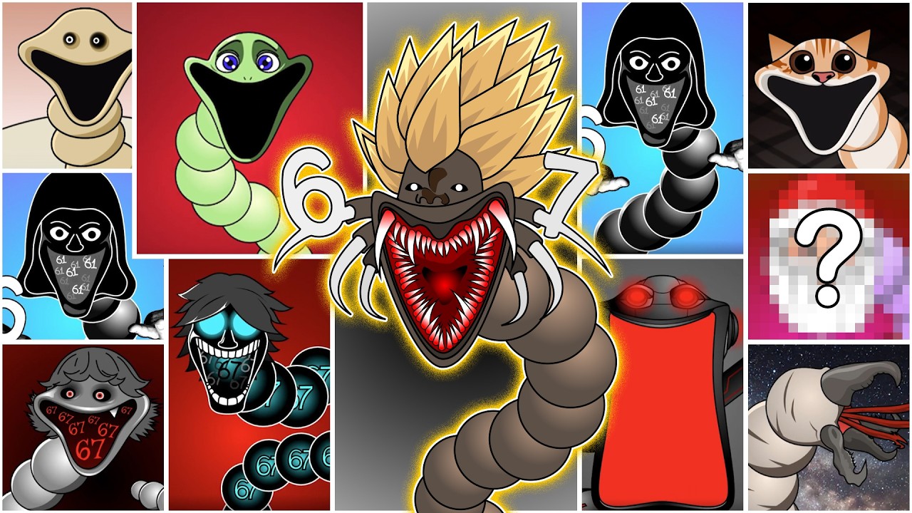 My Sprunki OC: HUNGRY WORM (Phase 1 to NEW Phase 43, Phase 44 from Roblox)