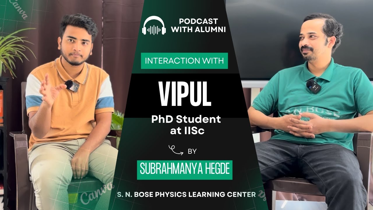 Interaction with our previous student Vipul (Basavaraj) | Qualified GATE | PhD Student at IISc