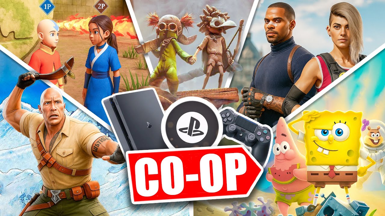 Топ-10 игр для PS4 с режимом совместной игры на одном экране (НОВИНКА) 2026 года
