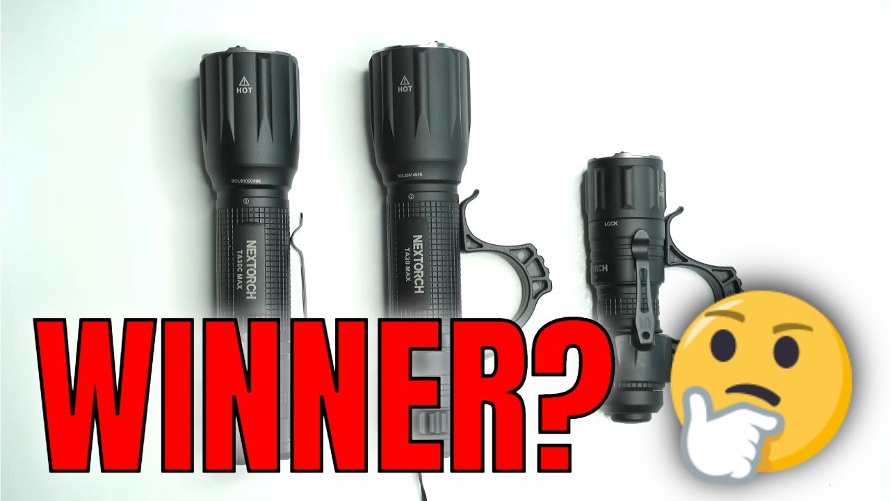 Разборки тактических фонарей! Nextorch TA20, TA30C Max и TA30 Max: какой лучше?