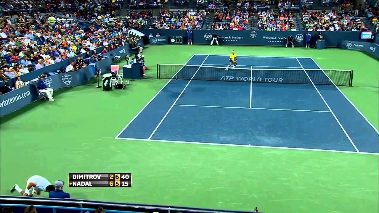 Cincinnati 2013 - R3 - Nadal vs Dimitrov (HD)