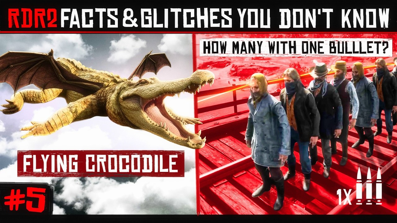 RDR2 Facts and Glitches You Don't Know #5 (From Speedrunners)