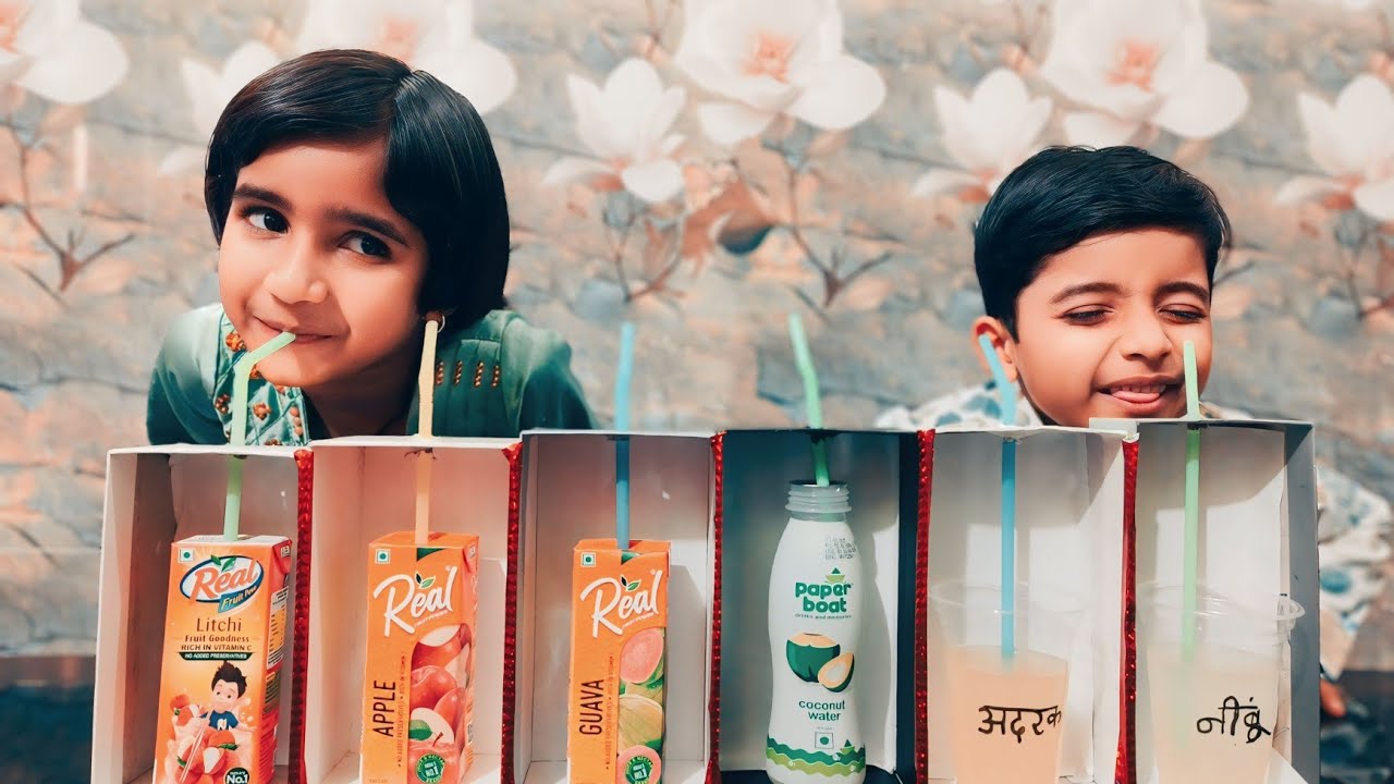 Guess The Juice Challenge 😜 / Juice Challenge Video 🤢😂