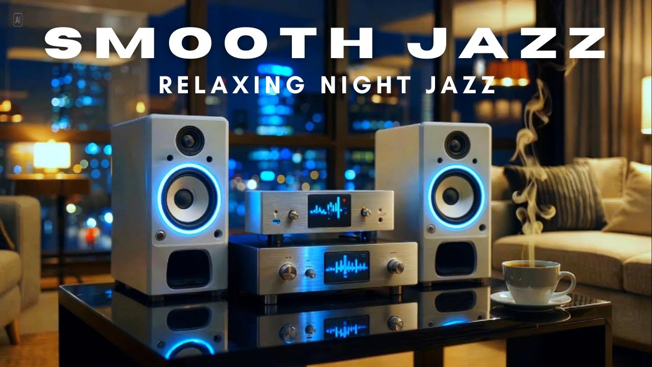 Relaxing Night Jazz 🌃 Smooth Lounge Music for Stress Relief