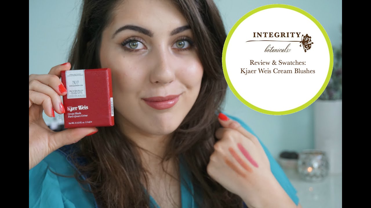 REVIEW & SWATCHES: KJAER WEIS CREAM BLUSHES | Integrity Botanicals