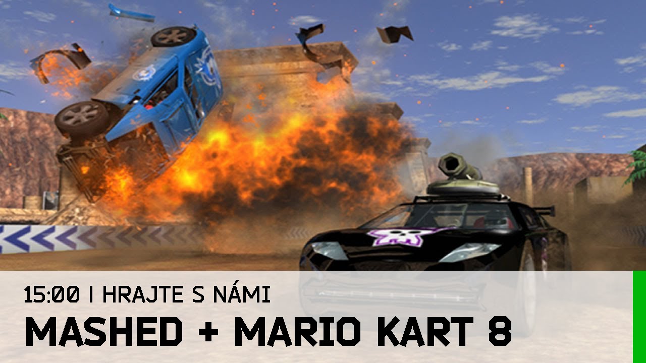 Hrej.cz Let's Play: Mashed + Mario Kart 8 [CZ]
