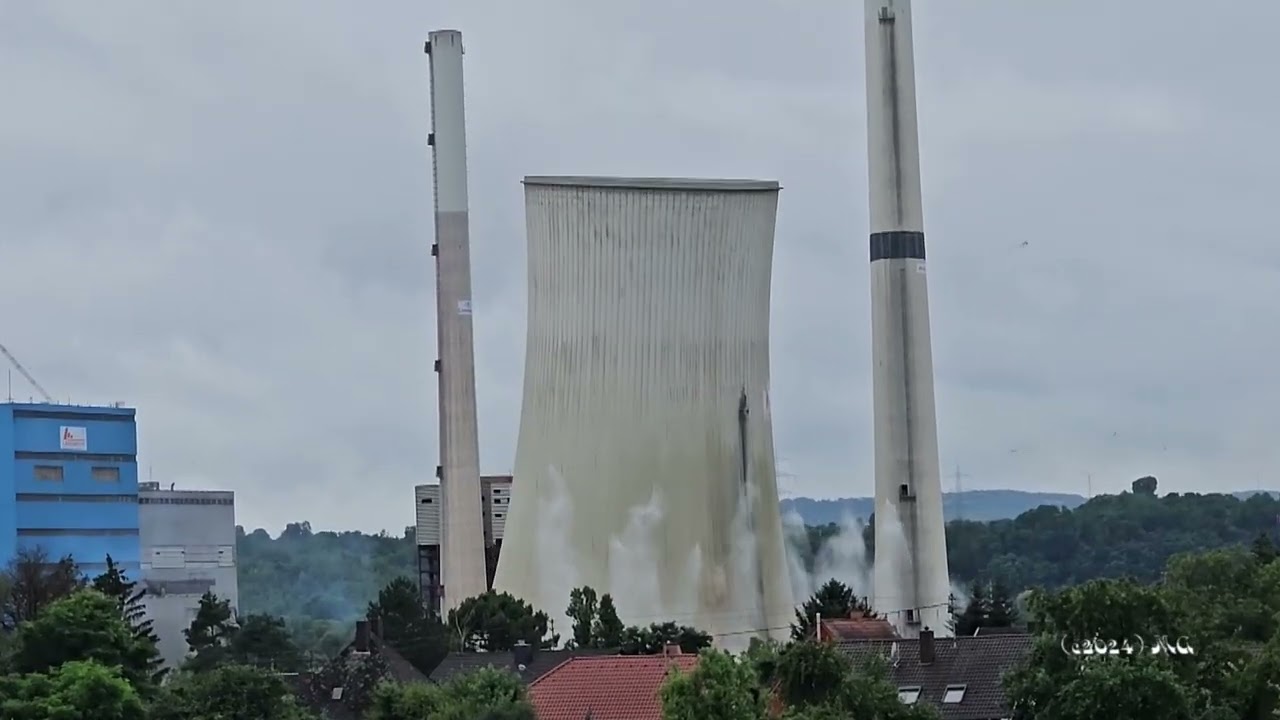 Sprengung Kraftwerk Ensdorf