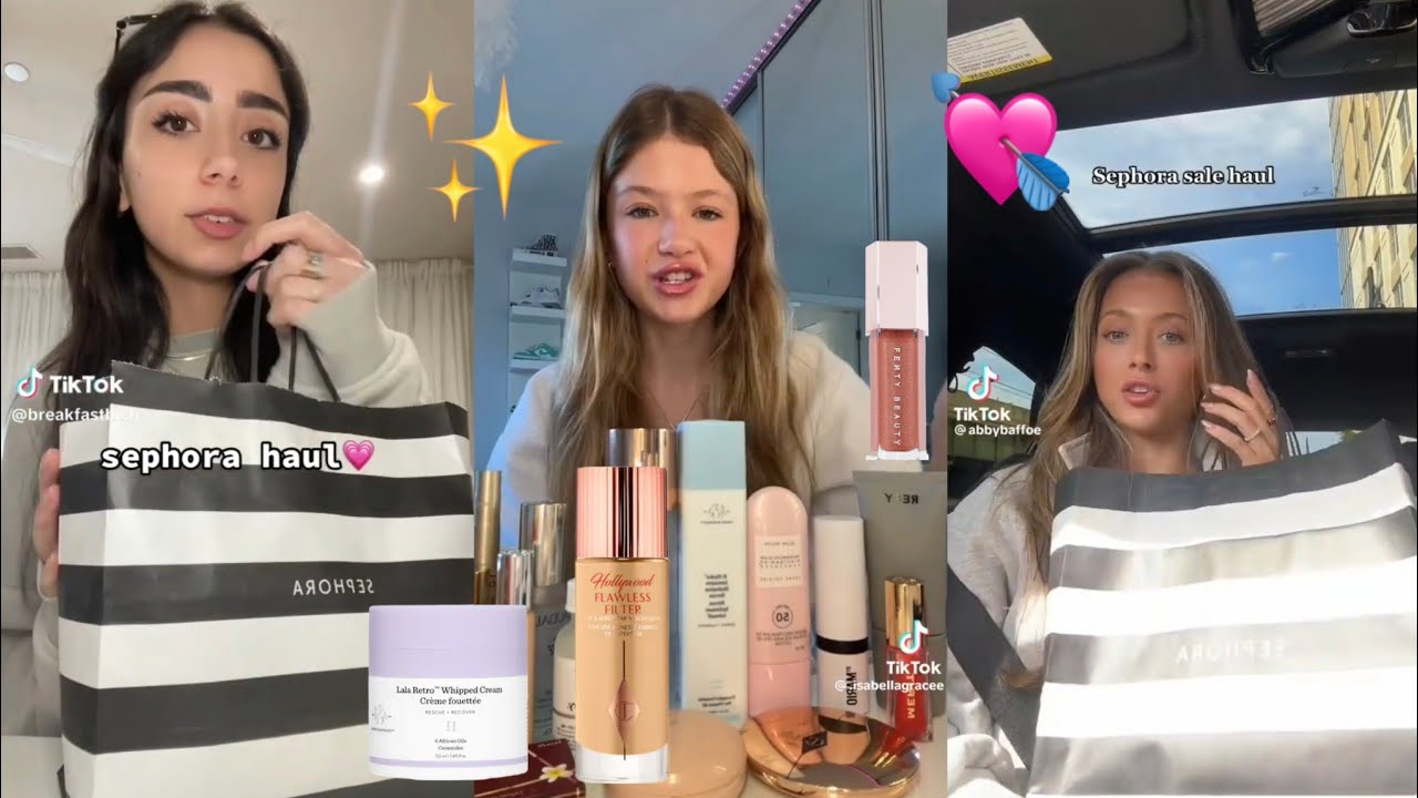 sephora hauls compilation 🎀🎀