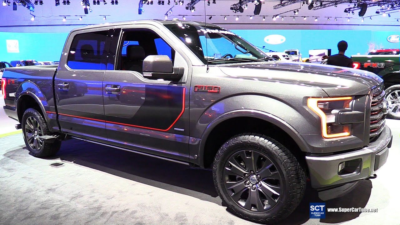 2016 Ford F-150 4x4 Super Crew - Exterior and Interior Walkaround - 2015 LA Auto Show