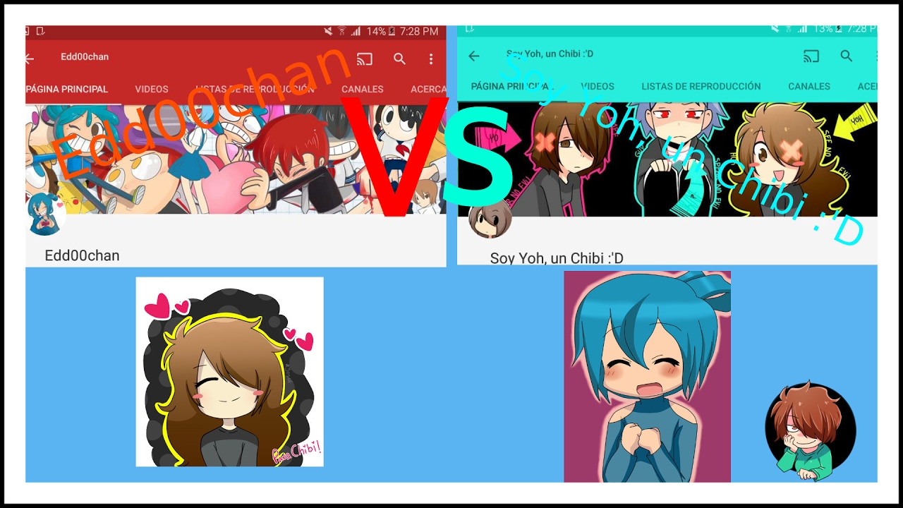 Edd00chan VS Soy Yoh, un Chibi :'D - Zoey✮:)