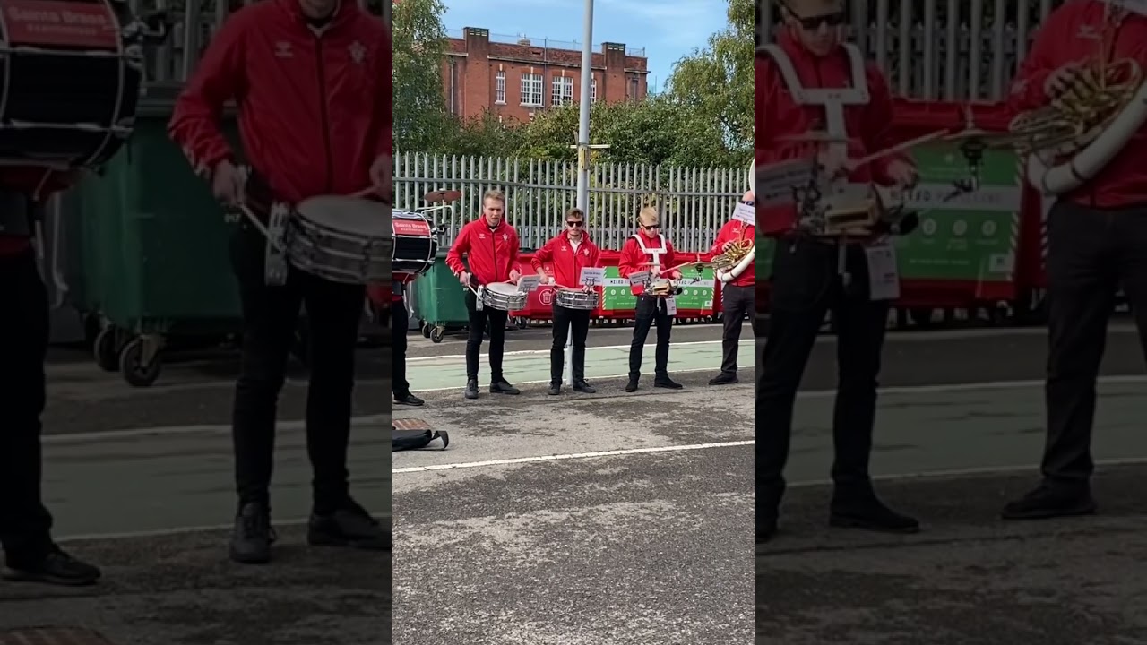 Southampton Football Club Brass Band Before West Ham United Game!