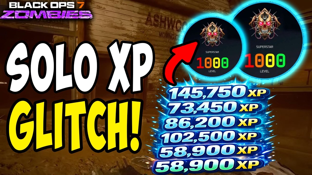 Best XP Farm After Patch! Unlimited Ammo + FAST LEVEL 1000 (BO7 Zombies)