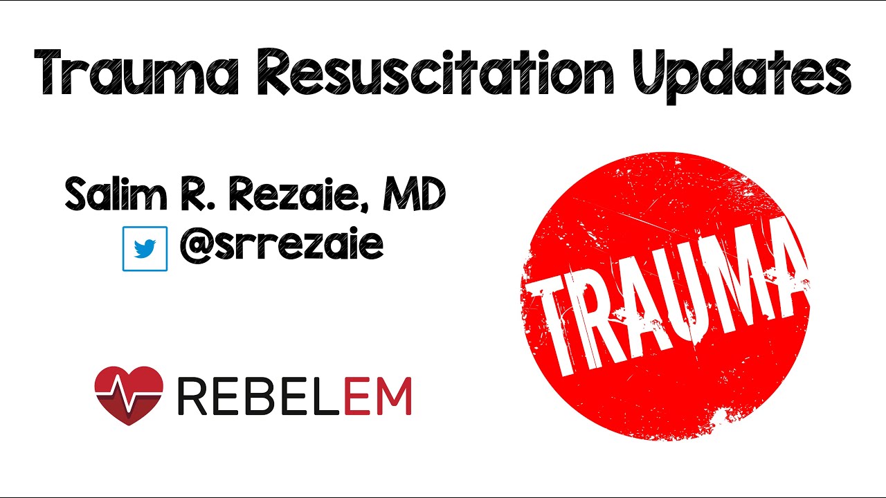 Trauma Resuscitation Updates Part 2: Restoring Perfusion