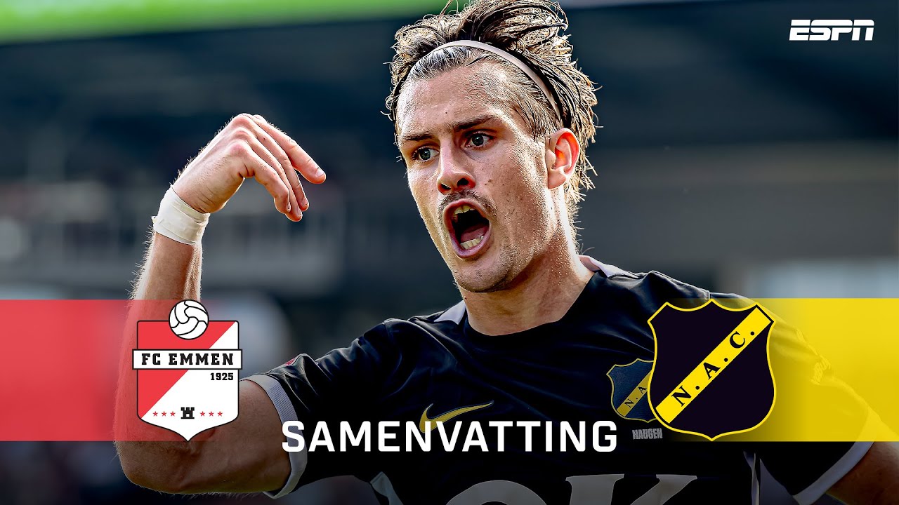 🤯 ROY KUIJPERS vanaf 𝟮𝟱 METER ☄️ RODE kaart 𝐧𝐢𝐞𝐭 gegeven?! 🟥 | Samenvatting FC Emmen - NAC Breda