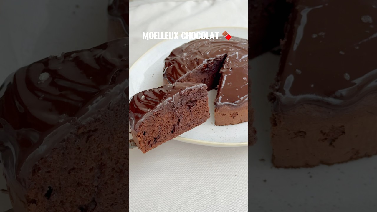 MOELLEUX CHOCOLAT 🍫 #gateau #recette #chocolat
