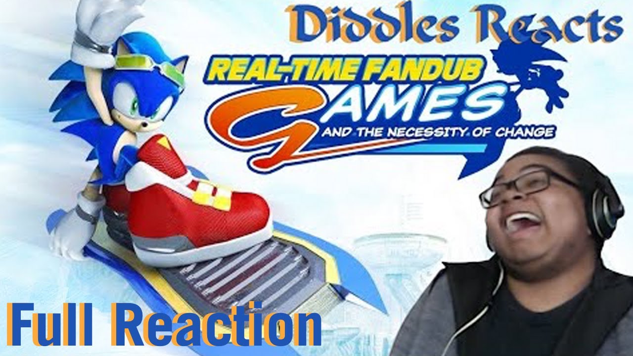 Diddles Reacts: Sonic Riders Real Time Fandub (Full Reaction)