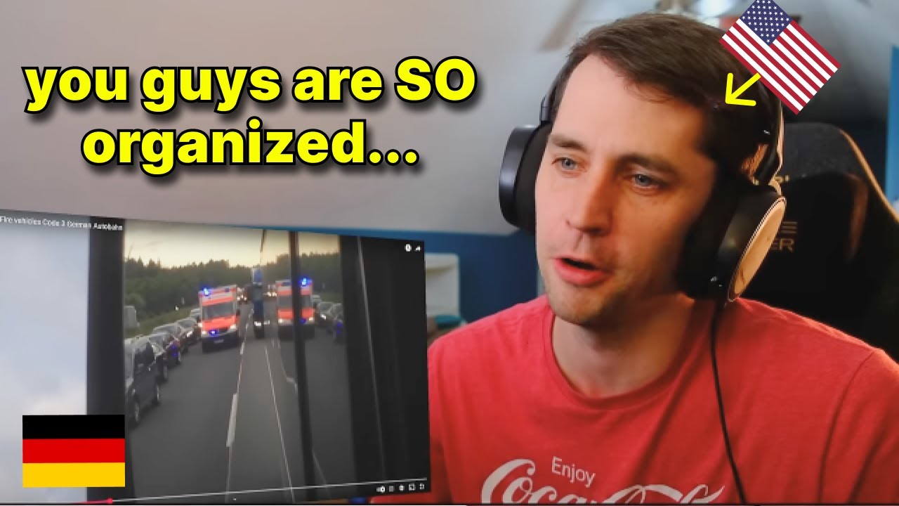 American reacts to Police on the Autobahn in Germany