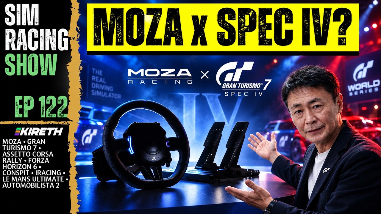 MOZA&rsquo;s PlayStation Wheel Launching With GT7 Spec IV? (Sim Racing Show EP 122)