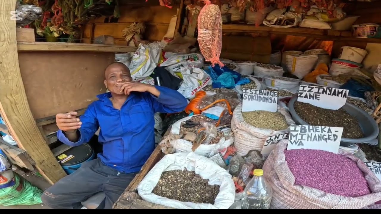 Традиционный рынок зулусов в южном Дурбане 🇿🇦 Африка