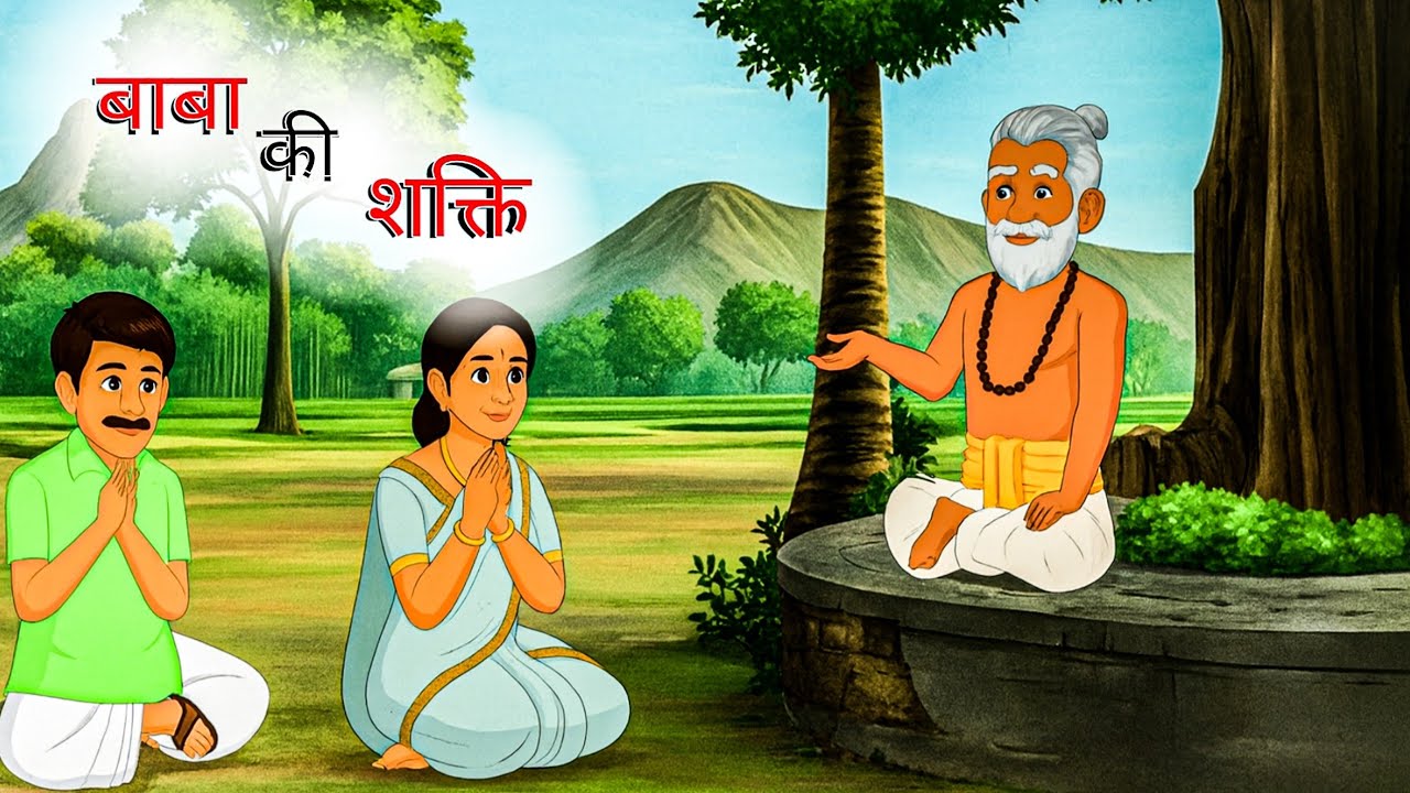 बाबा की शक्ति | Baba Ki Shakti | Hindi Kahaniya | Cartoon Story | moral story 