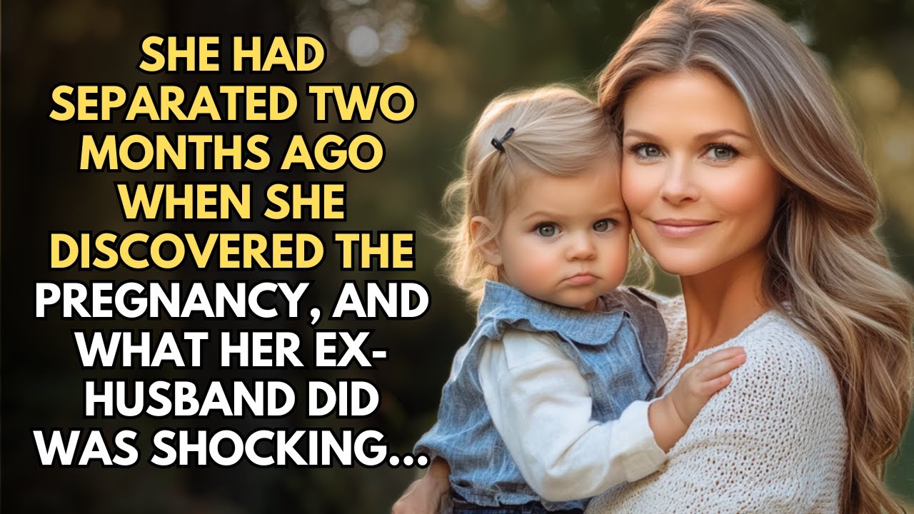 SHE HAD SEPARATED TWO MONTHS AGO WHEN SHE DISCOVERED THE PREGNANCY, AND WHAT HER EX-HUSBAND DID...