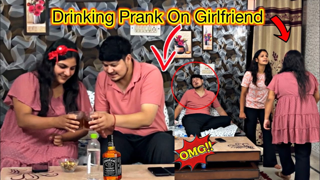 Drinking Prank On Girlfriend | Prank On Girlfriend | Gone Caring | #nikkrichavlogs