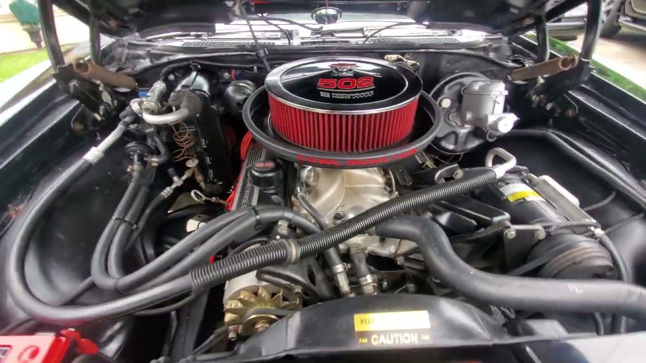 Моторный отсек Chevelle SS ZZ502 1970 года выпуска