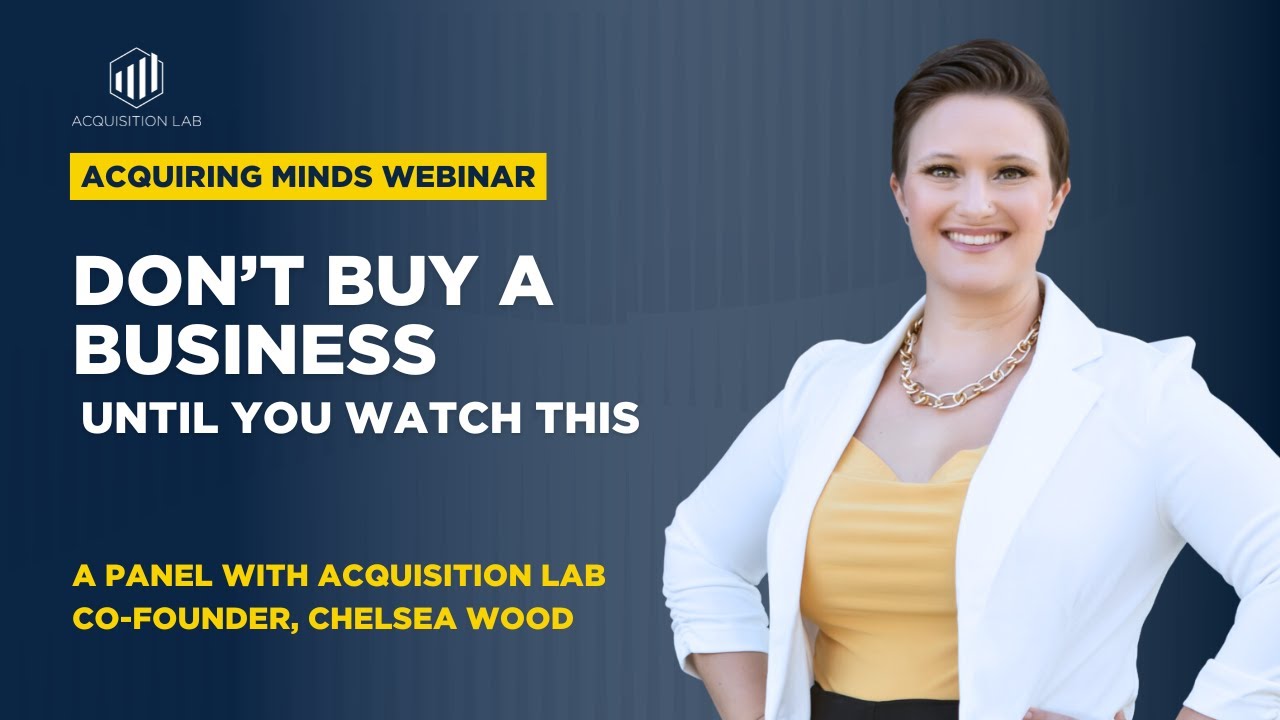 Should You Buy a Business? Real Stories from the Lab (Replay April 2025)