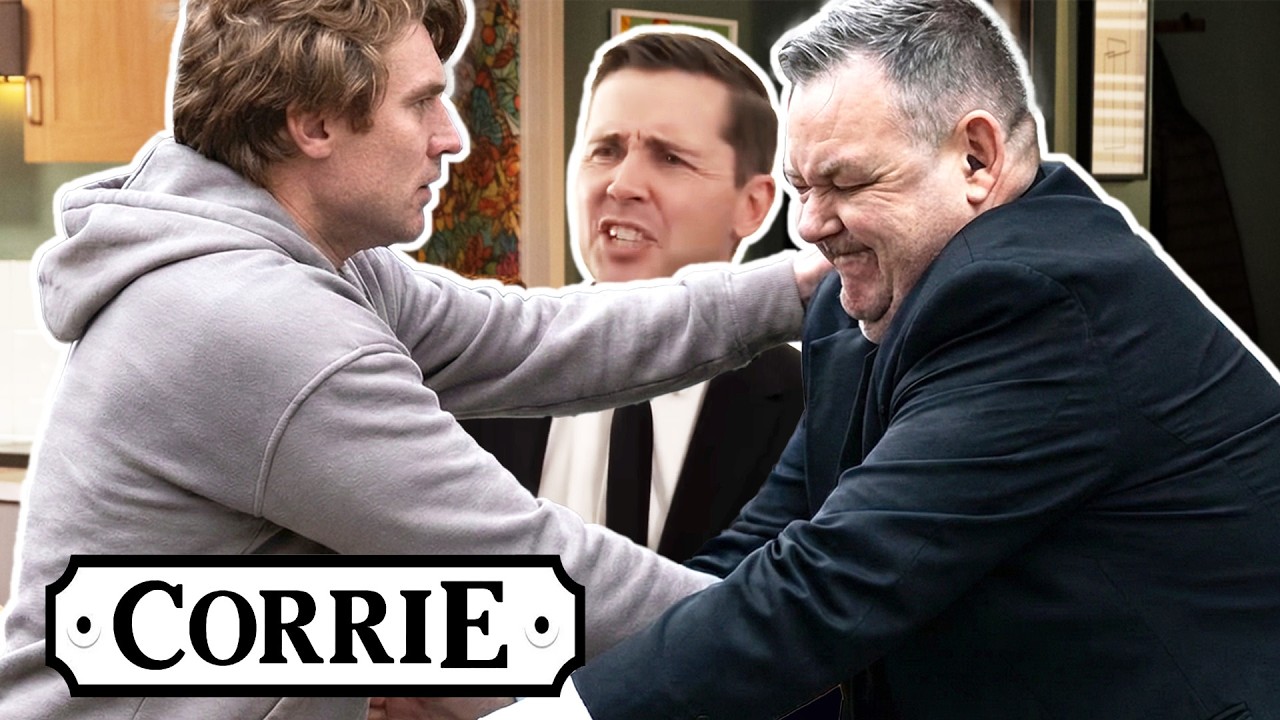Theo Attacks George For Protecting Todd | Coronation Street