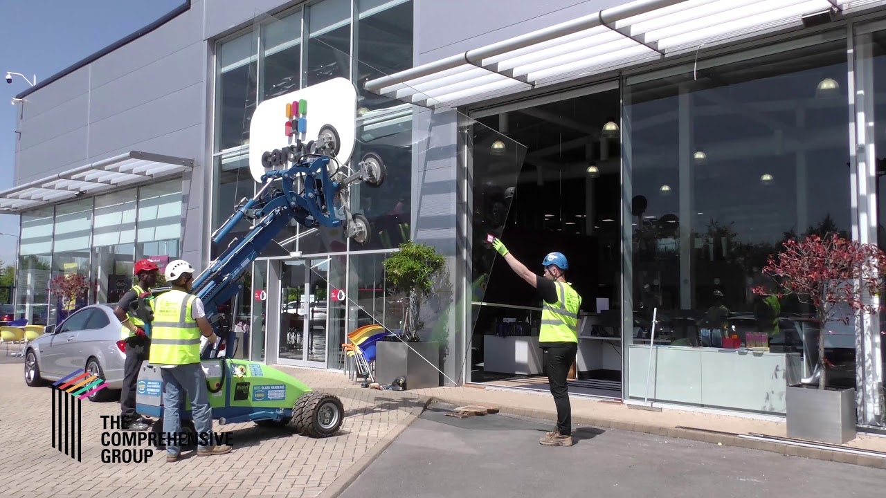 Curtain Wall Repair Using Glazing Robot