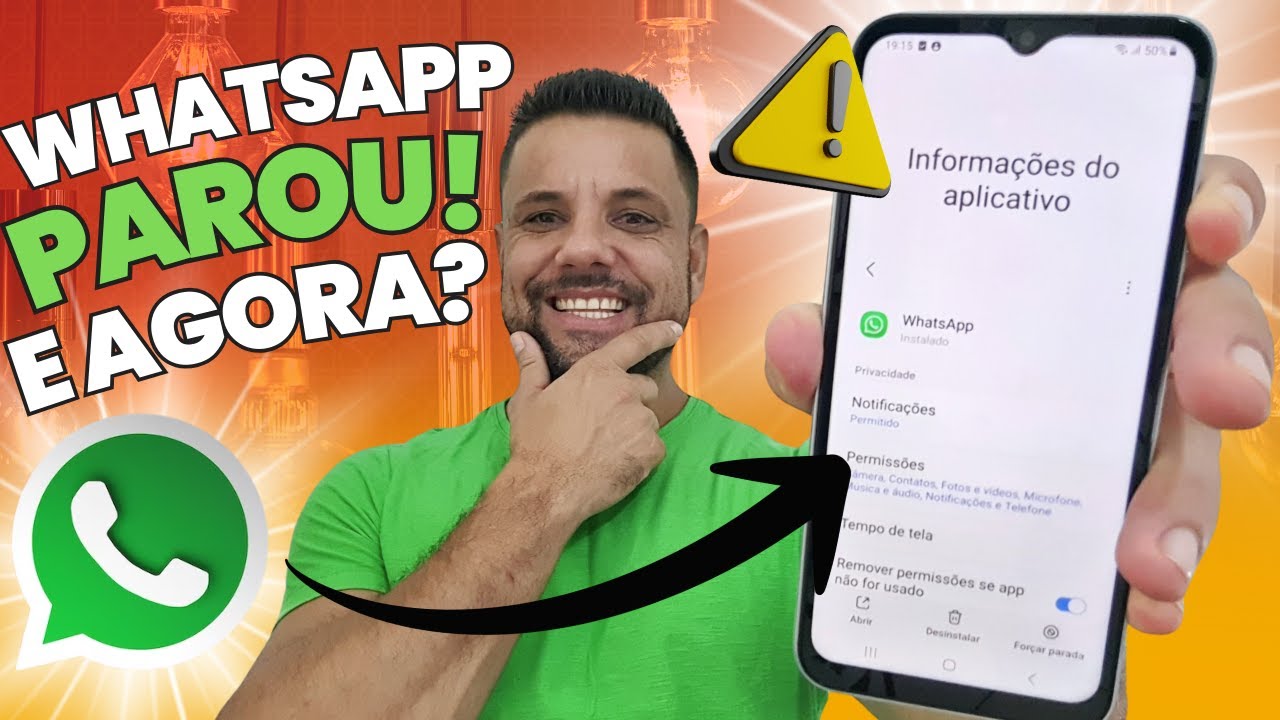 WHATSAPP PAROU DE FUNCIONAR, EST&Aacute; TRAVANDO, LENTO OU COM FALHAS? (DICAS PARA RESOLVER)