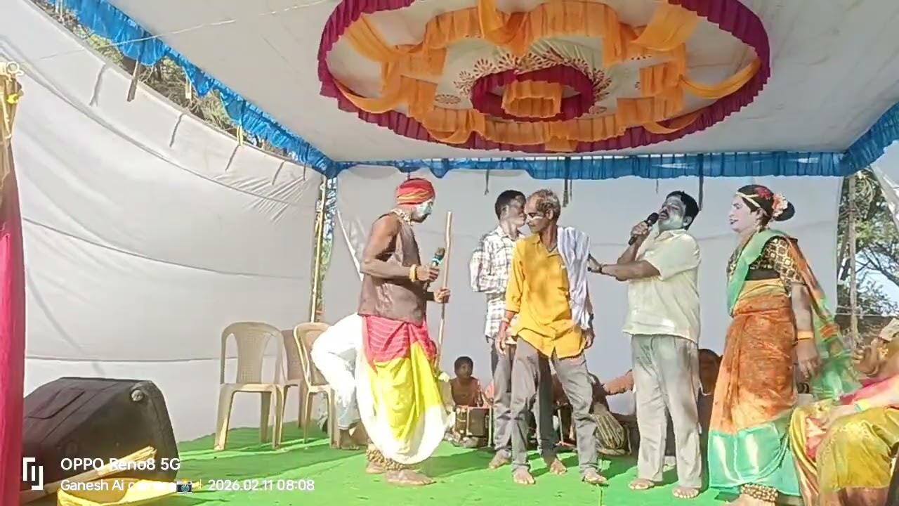 రేణుక ఎల్లమ్మ నాటకం చెన్నాపూర్ గ్రామం శివంపేట మండల్ మెదక్ జిల్లాRenuka Yellamma atta part 9chenapur