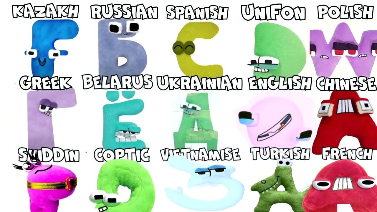 ALL Alphabet lore but it's different languages! (Full Version)