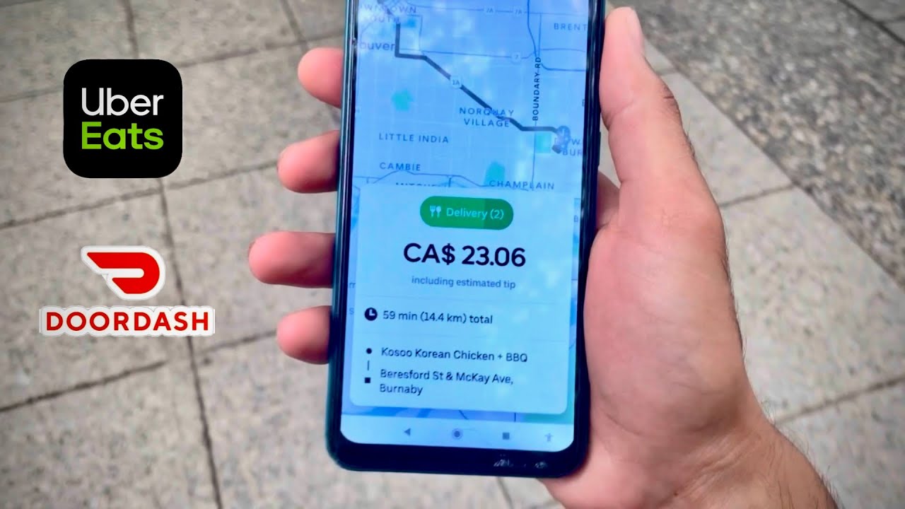 Uber eats and Door dash Earnings in Canada 🇨🇦 | Is it worth it?