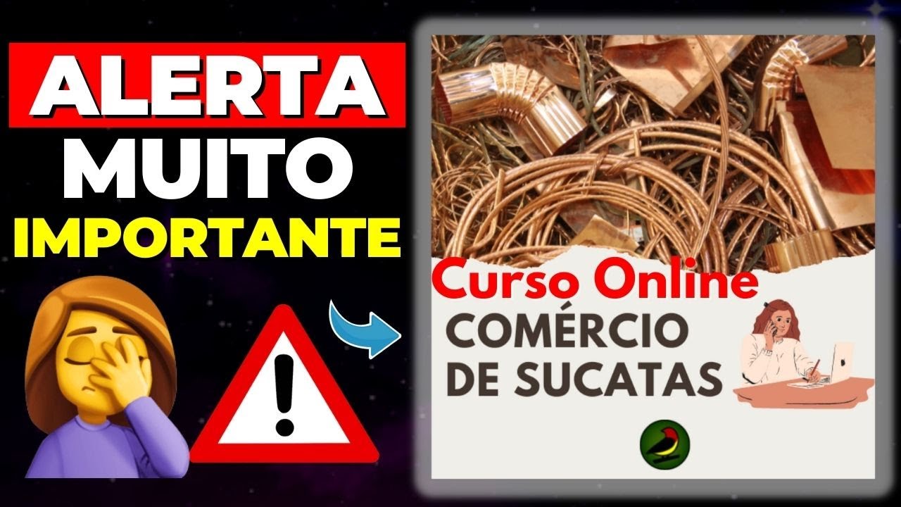 Curso Online comercio de Sucatas Funciona? é Bom? Vale a pena? é confiável? Onde Comprar?​