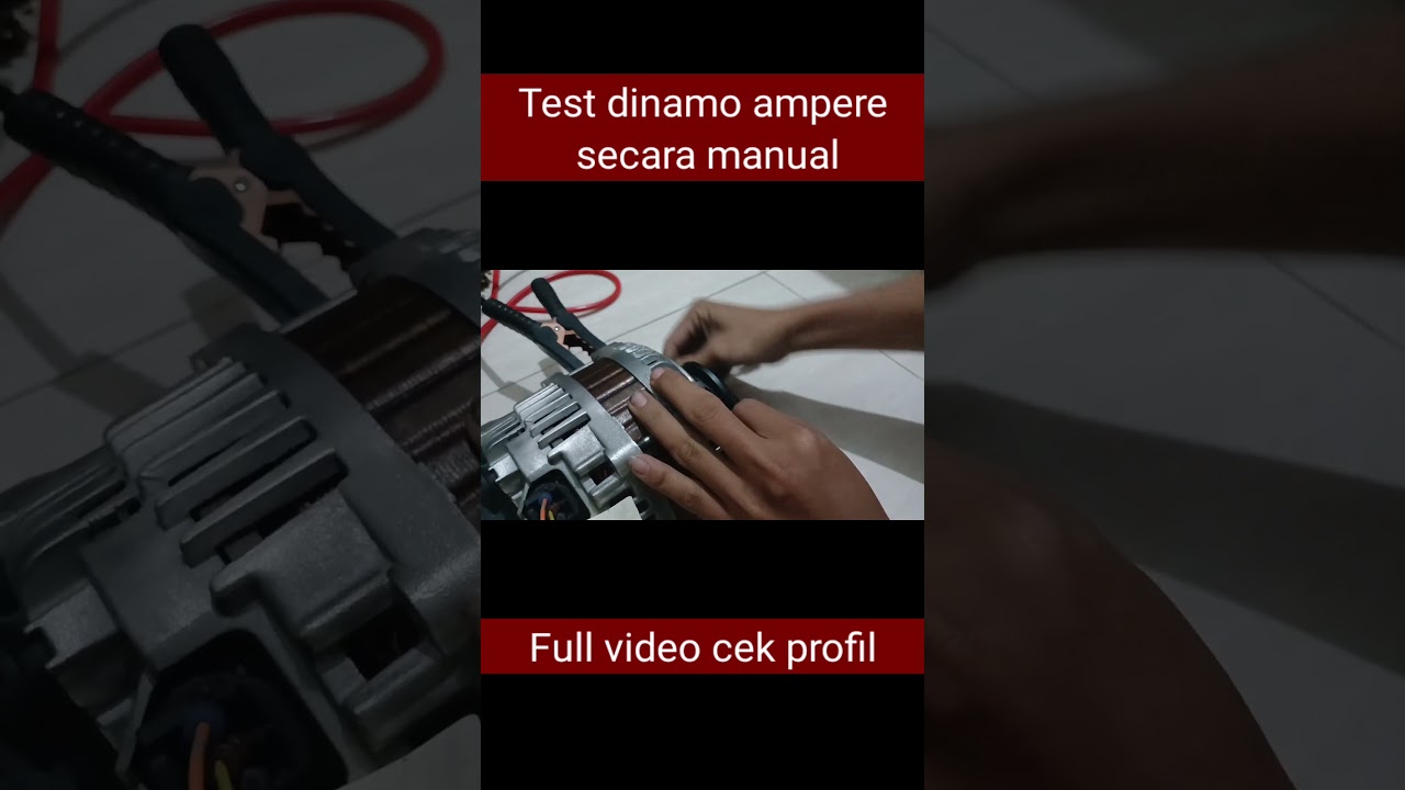 Tes manual dinamo ampere#dinamoampere #alternat&ouml;r