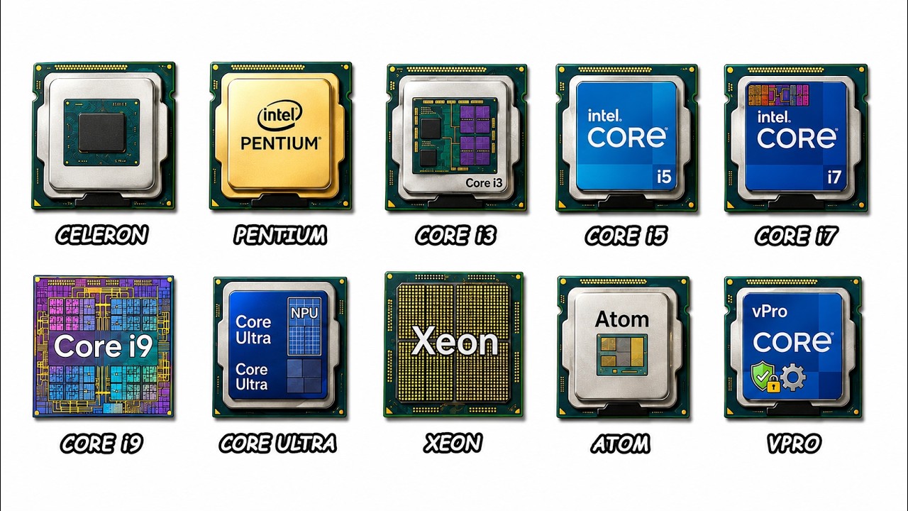 Every Intel CPU Explained Simply in 12 Minutes!