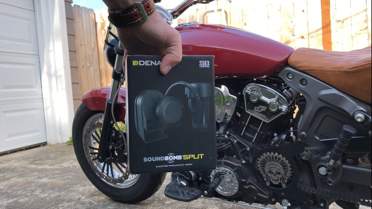 Indian Scout - Louder Horn Installation!