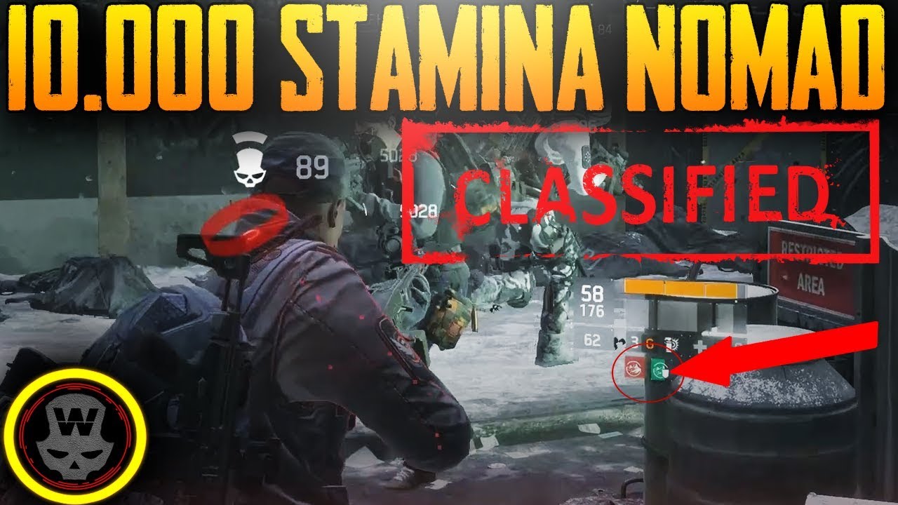 10.000 STAMINA SOLO CLASSIFIED NOMAD DZ (The Division 1.8 PTS 1)