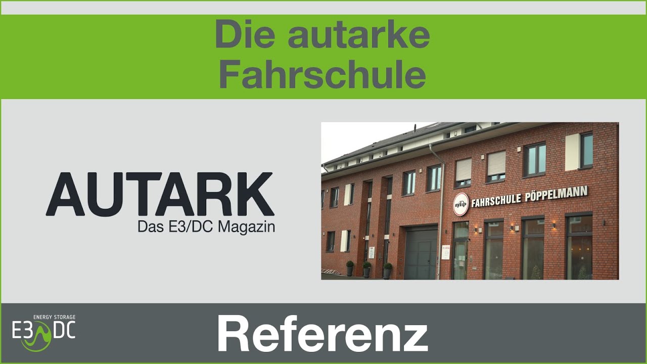 Die autarke Fahrschule - Tankstelle auf dem Dach
